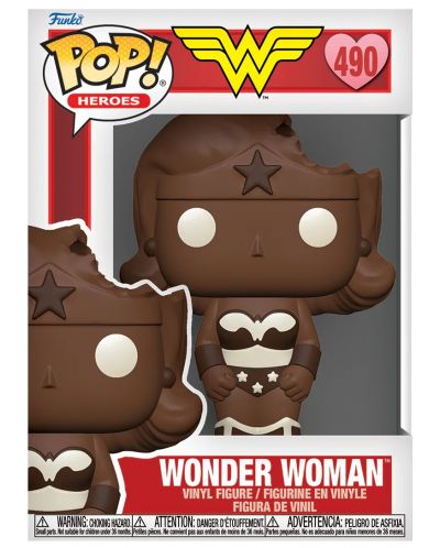 Figura Funko POP! Valentines: DC Comics - Wonder Woman (Chocolate) #490 - 2