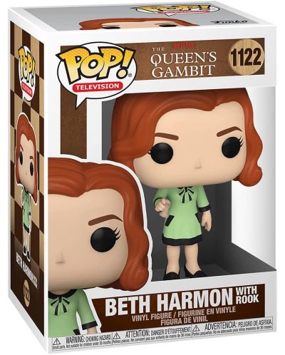 Figurina Funko POP! Television: Queens Gambit - Beth Harmon With Rook #1122 - 2