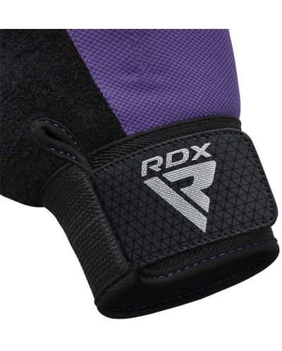 Mănuși de fitness RDX - W1 Full Finger, violet/negru - 8