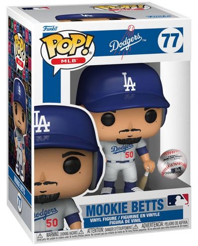 Figurina Funko POP! Sports: Baseball - Mookie Betts (Los Angeles Dodgers) #77 - 2