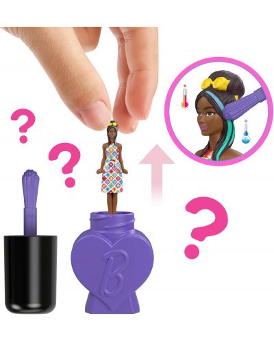 Figurină surpriză Barbie Mini Barbieland - Oja de unghii