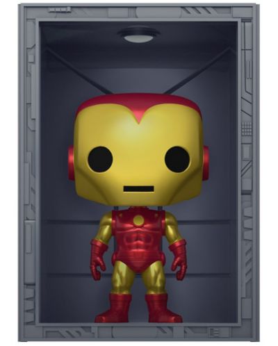 Figurina Funko POP! Deluxe: Iron Man - Hall of Armor (Model 4) (Metallic) (PX Previews Exclusive) #1036 - 1