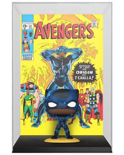 Figurină Funko POP! Comic Covers: The Avengers - Black Panther (Special Edition) #36 - 1