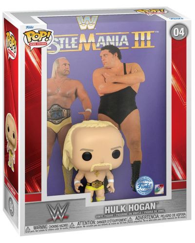 Figurină Funko POP! WWE Covers: Wrestlemania III - Hulk Hogan (Special Edition) #04 - 2
