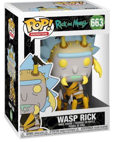 Figurina Funko Pop! Animation Rick & Morty - Wasp Rick, #663 - 2