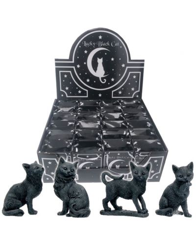 Figurină Nemesis Now Adult: Gothic - Lucky Black Cat, 6 cm (Mystery Box) - 1