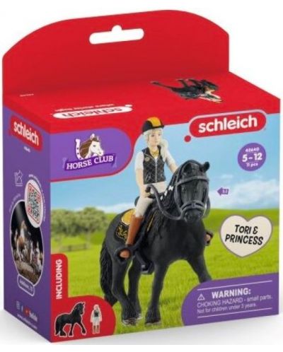 Figurină Schleich - Clubul Ecvestru, Tori și Prințesa - 3