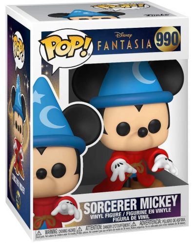 Figurina Funko POP! Disney: Fantasia 80th - Sorcerer Mickey #990 - 2