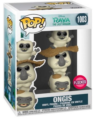 Figurină Funko POP! Disney: Raya and the Last Dragon - Ongis (Flocked) #1003 - 2