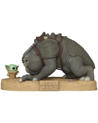 Figurină Funko POP! Television: Book of Boba Fett - Grogu with Rancor (Special Edition) #587 - 1