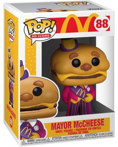 Figurina Funko POP! Ad Icons: McDonald's - Mayor McCheese #88 - 2