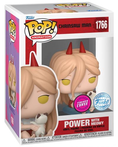 Figurină Funko POP! Animation: Chainsaw Man - Power with Meowy