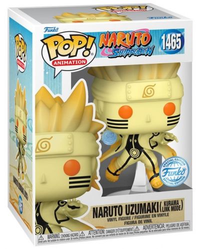 Figurina Funko POP! Animation: Naruto Shippuden - Naruto Uzumaki (Kurama Link Mode) (Special Edition) #1465 - 3