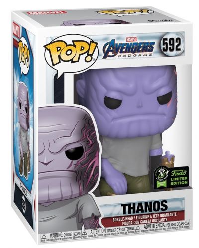 Figurina Funko POP! Marvel: Avengers - Thanos with Magnetised Arm Exclusive Limited Edition #592 - 2