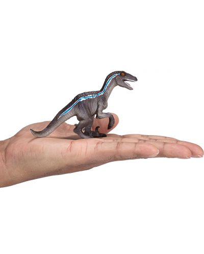 Mojo Figurină de viață preistorică - Velociraptor, ghemuit - 3
