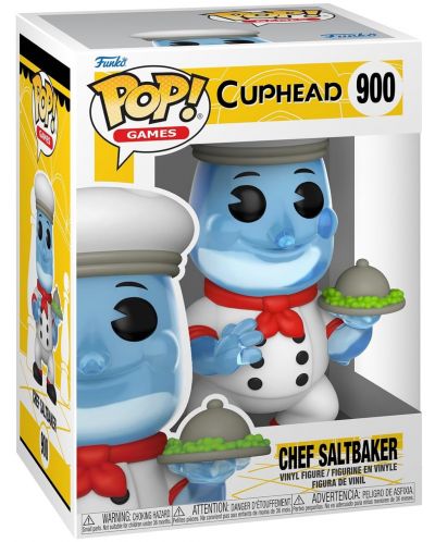 Figurină Funko POP! Games: Cuphead - Chef Saltbaker #900 - 3