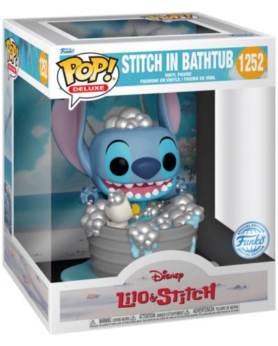 Figurină Funko POP! Deluxe: Lilo & Stitch - Stitch in Bathtub (Special Edition) #1252 - 2