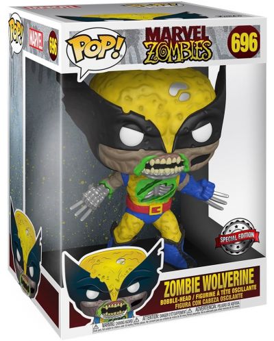 Figurina Funko POP! Marvel: Zombies - Zombie Wolverine (Special Edition) #696, 25 cm - 2