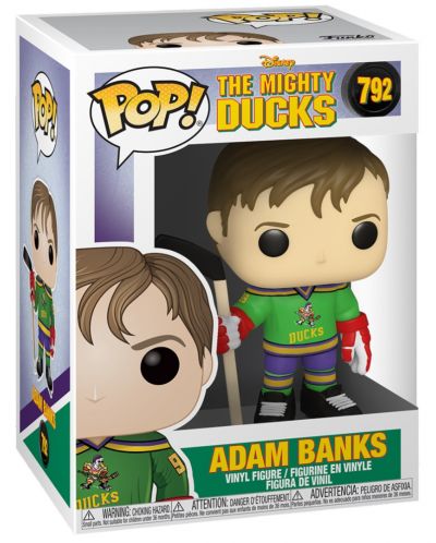 Figurina Funko POP! Movies: The Mighty Ducks - Adam Banks #792 - 2