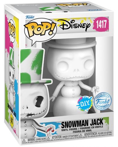 Figurină Funko POP! Disney: The Nightmare Before Christmas - Snowman Jack (White) (Special Edition) #1417 - 2