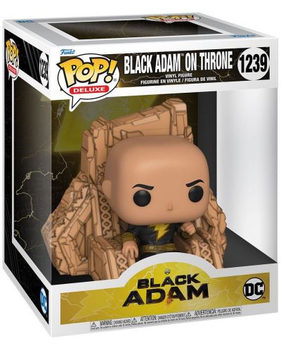 Figurină Funko POP! Deluxe: Black Adam - Black Adam on Throne #1239 - 2