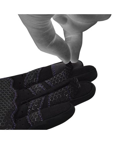 Mănuși de fitness RDX - W1 Full Finger, violet/negru - 7
