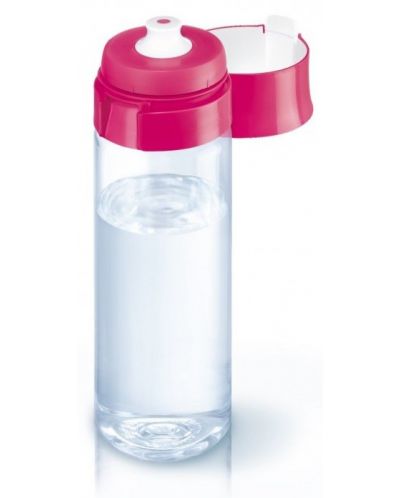 Sticlă filtrantă pentru apă BRITA - Fill&Go Vital, 0.6 l, roz - 2
