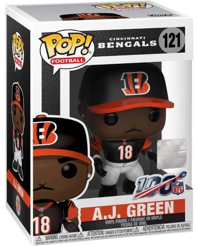 Figurina Funko POP! Sports: American Football - A.J. Green (Cincinnati Bengals) #121 - 2