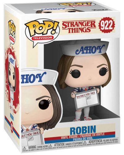Figurină Funko Pop! TV: Stranger Things S3 - Robin #922 | Ozone.ro