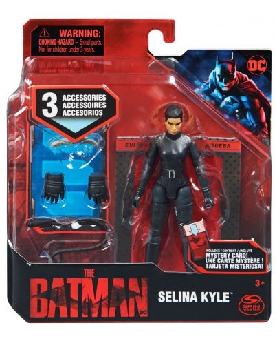 Figurina Spin Master DC Batman - Selina Kyle, cu accesorii, 10 cm - 1