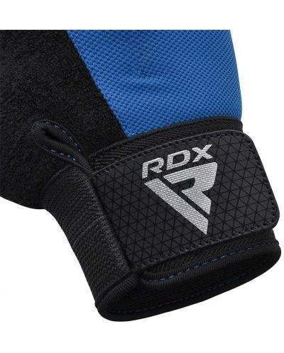Mănuși de fitness RDX - W1 Half+, albastru/negru - 7