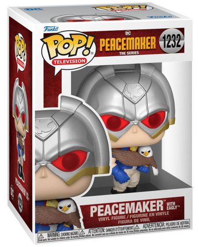 Figurina Funko POP! Television: Peacemaker - Peacemaker with Eagly #1232 - 2