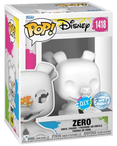 Figurină Funko POP! Disney: The Nightmare Before Christmas - Zero (White) (Special Edition) #1418 - 2