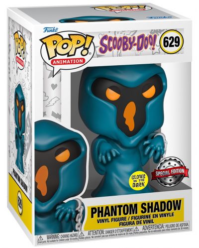 Figurina Funko POP! Animation: Scooby Doo - Phantom Shadow (Glows in the Dark) (Special Edition) #629 - 2