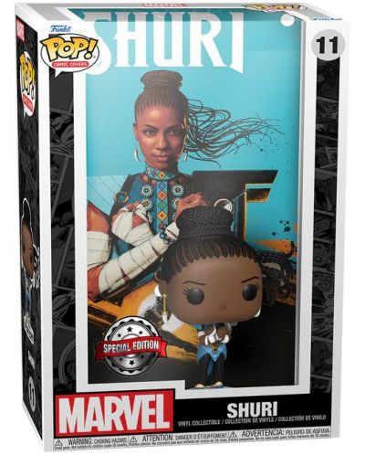 Figurina Funko POP! Comic Covers: Black Panther - Shuri (Special Edition) #11 - 2