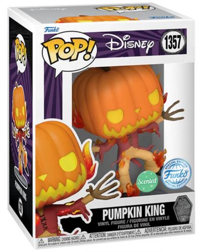 Figurină Funko POP! Disney: The Nightmare Before Christmas - Pumpkin King (Scented) (30th Anniversary)  #1357 - 2