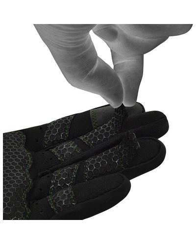 Mănuși de fitness RDX - W1 Full Finger , verde/negru - 7