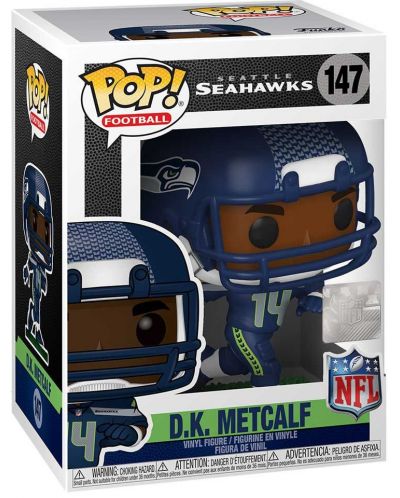 Figurina Funko POP! Sports: Football - D.K. Metcalf (Seattle Seahawks) #147 - 2