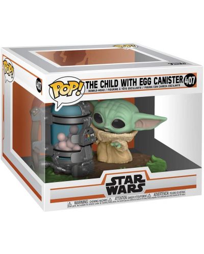 Figurina Funko POP! Television: The Mandalorian - The Child with Egg Canister #407 - 2