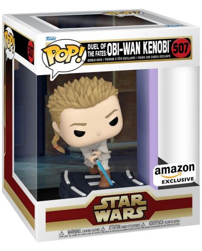 Figurina Funko POP! Deluxe: Star Wars - Duel Of The Fates: Obi-Wan Kenobi (Amazon Exclusive) #507 - 2