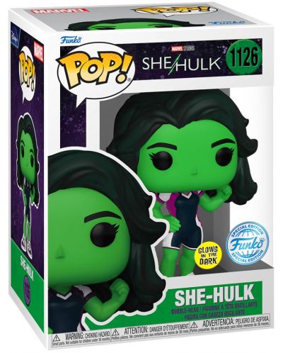 Figurină Funko POP! Marvel: She-Hulk - She-Hulk (Glows in the Dark) (Special Edition) #1126 - 2