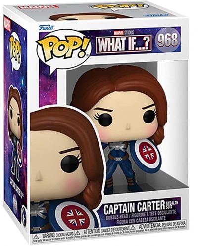 Figurina Funko POP! Marvel: What If…? - Captain Carter (Stealth Suit) #968 - 2