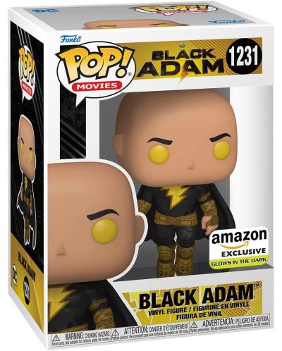 Figurina Funko POP! DC Comics: Black Adam - Black Adam (Glows in the Dark) (Amazon Exclusive) #1231 - 2