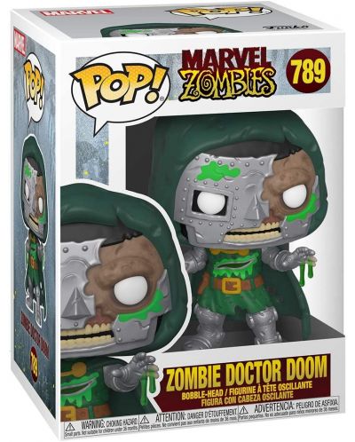 Figurina Funko POP! Marvel: Zombies - Fantastic Four (Doctor Doom) #789 - 2