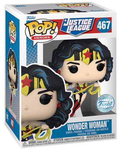 Figurină Funko POP! DC Comics: Justice League - Wonder Woman (Special Edition) #467 - 2