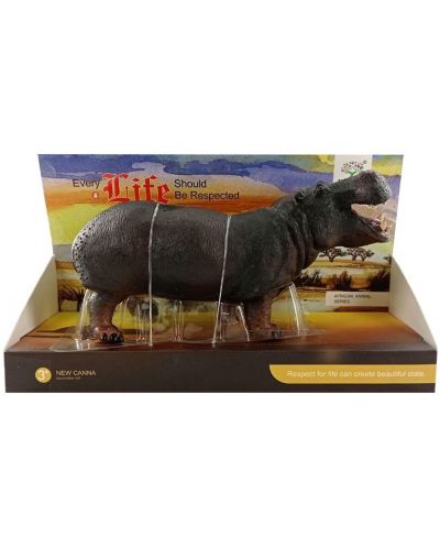 Figurină Raya Toys - Hipopotam, 22 cm - 1