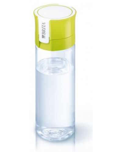 Sticlă filtrantă pentru apă BRITA - Fill&Go Vital, 0.6 l, lime - 1