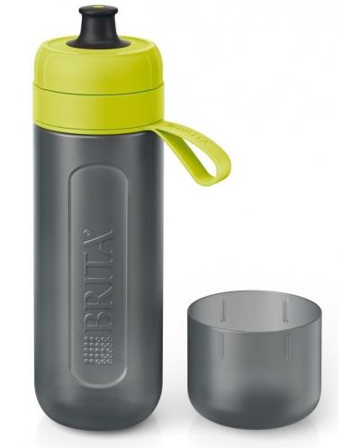 Sticlă filtrantă pentru apă BRITA - Fill&Go Active, 0.6 l, lime - 2