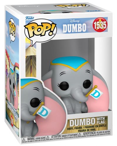 Figurină Funko POP! Disney: Dumbo - Dumbo with Flag #1535 | Ozone.ro