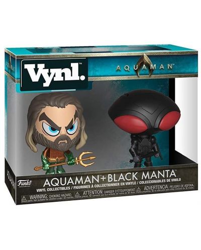 Set figurine Funko VYNL Heroes: DC Comics - Aquaman & Black Manta - 2